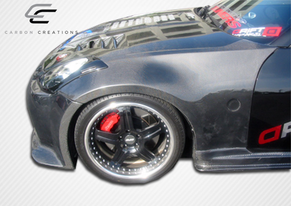Unleash the Style: 2003 - 2008 Nissan 350Z Z33 Carbon Creations OEM Look 2 - Piece Fenders