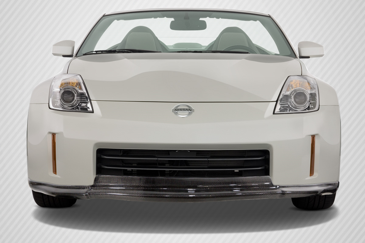 Upgrade Your 2006 - 2008 Nissan 350Z Z33 with Carbon Creations MZ One - Piece Front Lip Spoiler