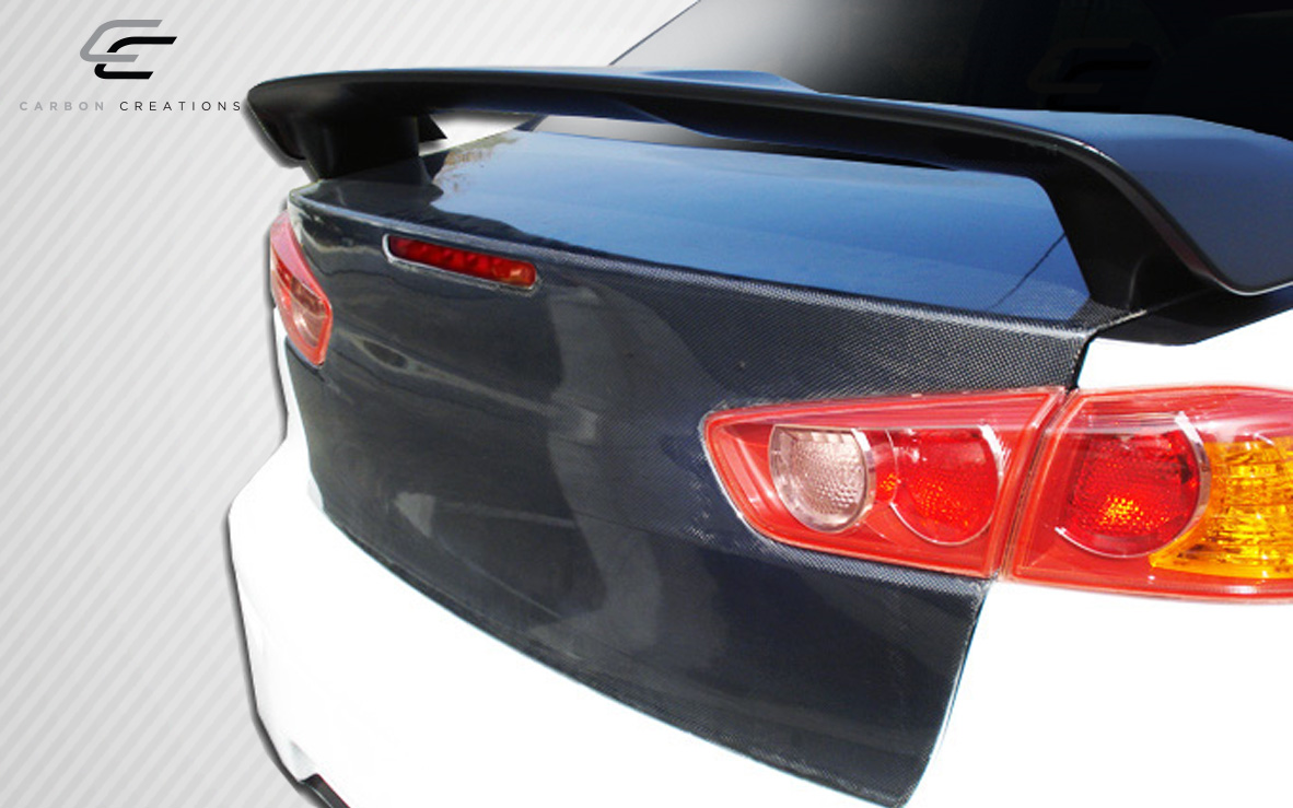 Transform Your 2008 - 2017 Mitsubishi Lancer/Lancer Evolution 10 with Carbon Creations OEM Look Trunk!