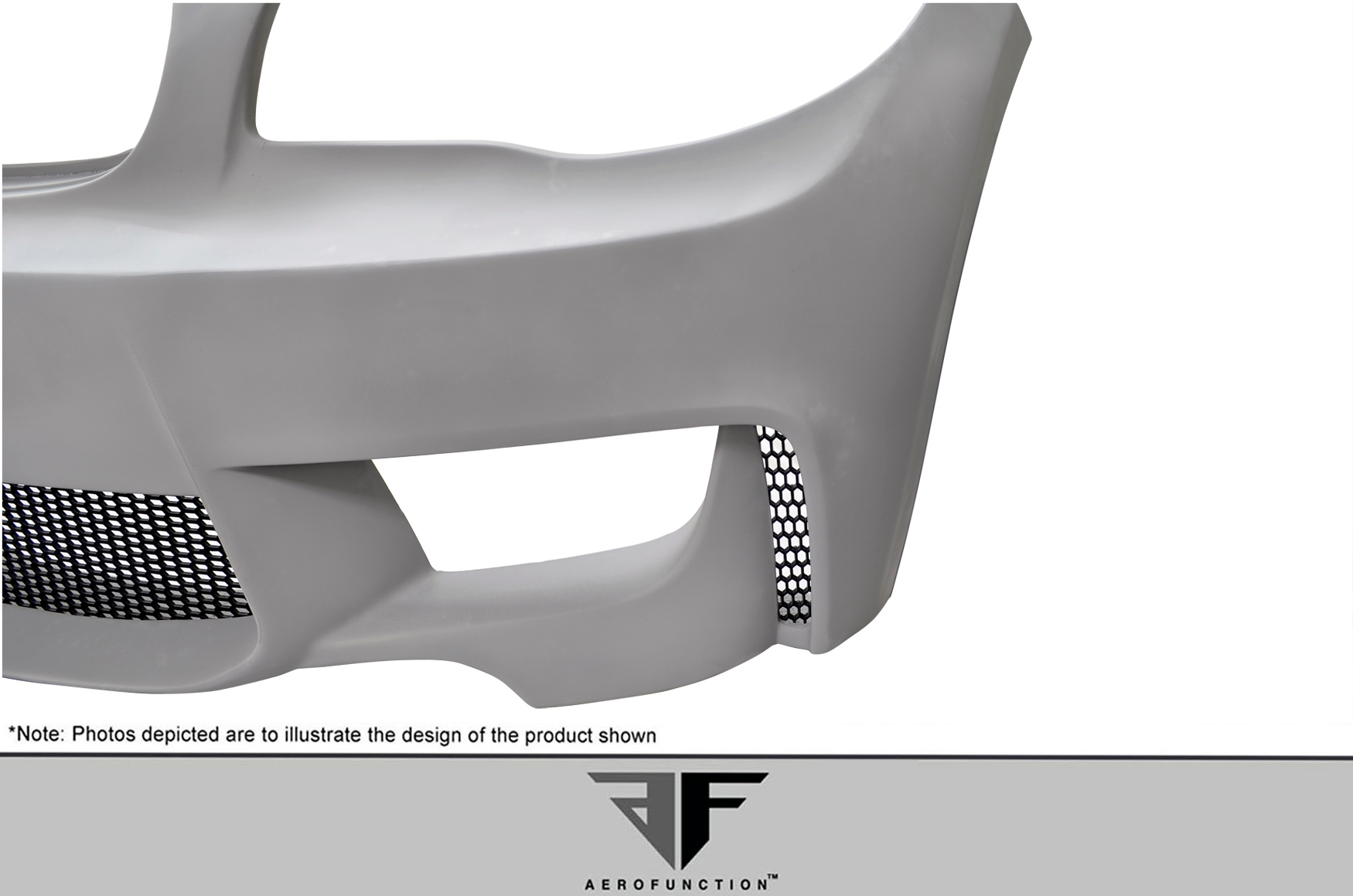 Upgrade Your 2008 - 2013 BMW 1 Series E82 E88 with AF - 1 Front Bumper Cover (GFK) - 1 Piece!