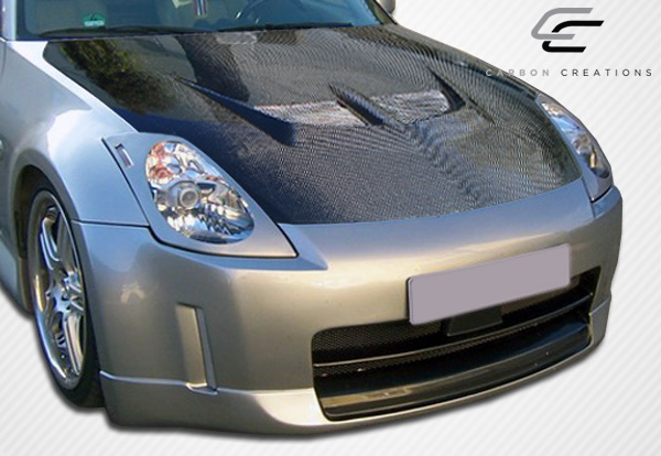 Unleash Style: 2003 - 2006 Nissan 350Z Z33 Carbon Creations Evo One - Piece Hood