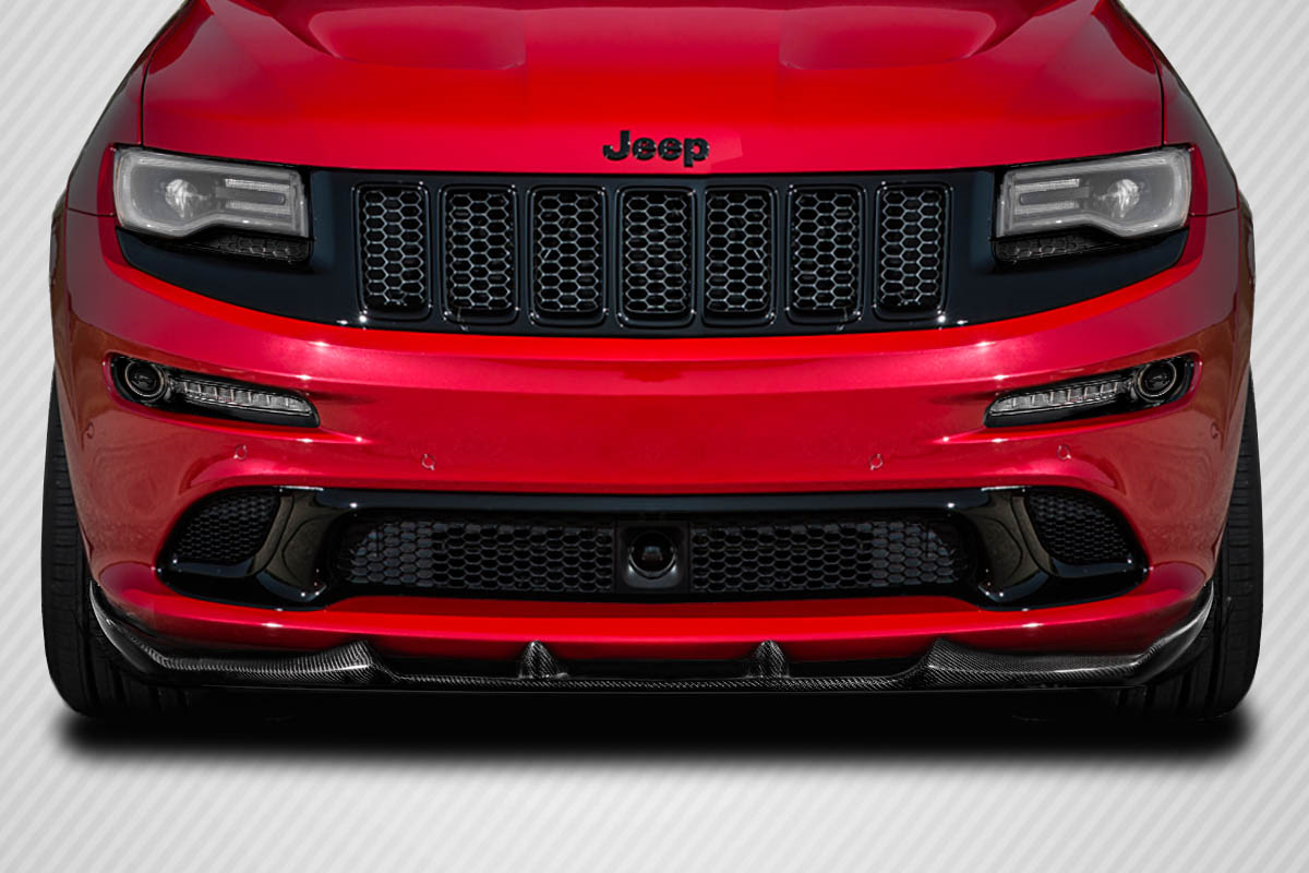 Unleash the Beast: 2012 - 2016 Jeep Grand Cherokee SRT8 Carbon Creations Trackmaster One - Piece Front Lip