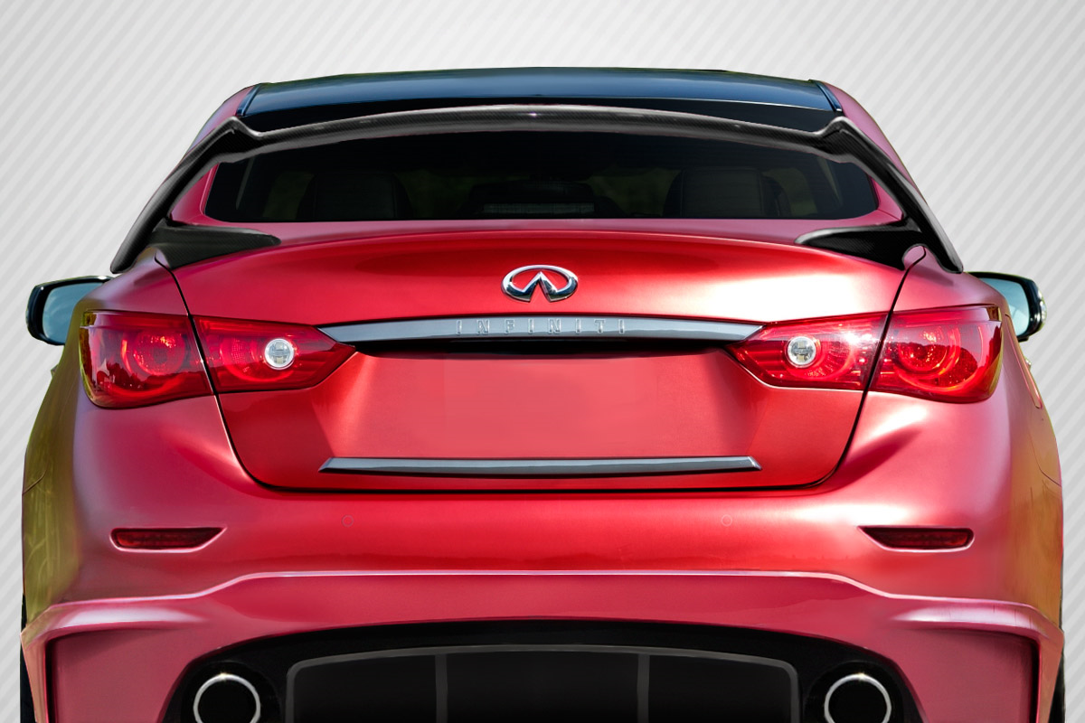 Revitalize Your 2014 - 2023 Infiniti Q50 with Carbon Creations Impulse Rear Wing Spoiler