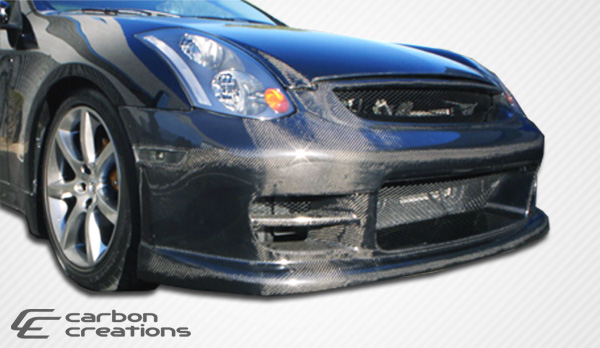 Upgrade Your 2003 - 2007 Infiniti G Coupe G35 with Carbon Creations TS - 1 Front Bumper Cover!