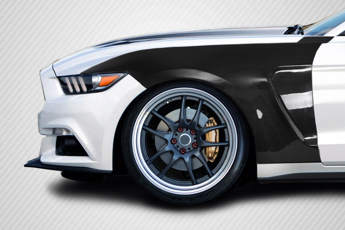 Transform Your 2015 - 2017 Ford Mustang with Carbon Creations GT350 Look 2 - Piece Fenders