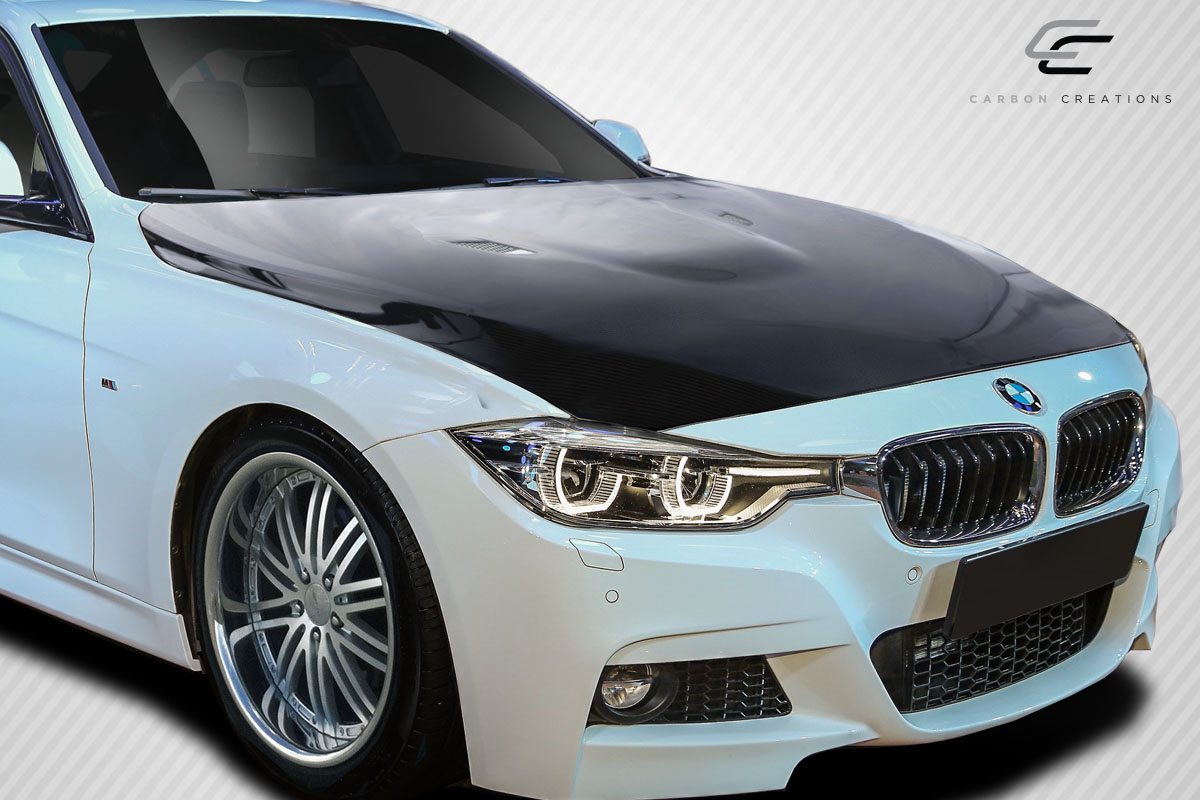 Transform Your BMW! 2012 - 2018 3 Series F30 / 2014 - 2020 4 Series F32 Carbon Creations M3 Style One - Piece Hood