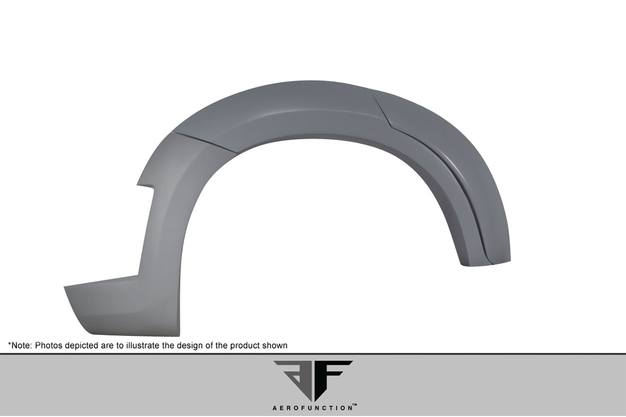 Transform Your 2015 - 2019 BMW X6 F16/X6M F86 with Stunning AF - 1 Rear Fender Flares (PU - RIM) - 6 Piece Set