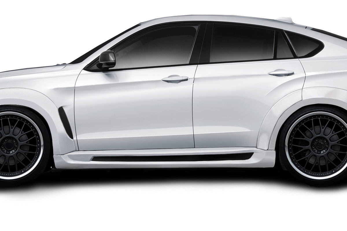 Enhance Your 2015 - 2019 BMW X6 F16/X6M F86 with Stunning AF - 1 Side Skirts (PU - RIM) - 2 Piece Set
