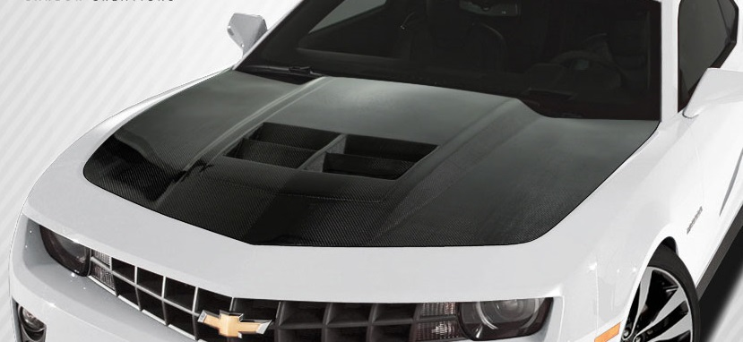 Transform Your 2010 - 2015 Chevrolet Camaro with Carbon Creations' Stunning ZL1 Look One - Piece Hood