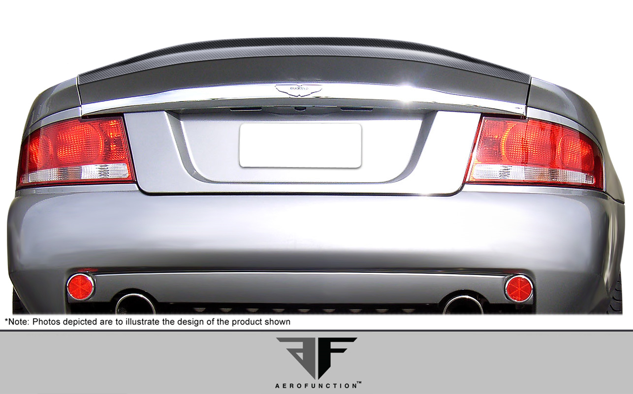 Unleash Style: 2002 - 2005 Aston Martin Vanquish Carbon AF - 1 Single - Piece Trunk Spoiler (CFP)