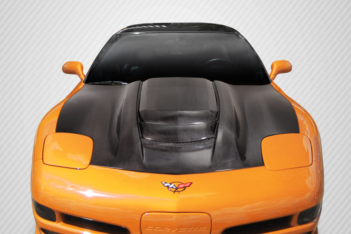 Revamp Your 1997 - 2004 Chevrolet Corvette C5 with Carbon Creations ZR1 V2 One - Piece Hood
