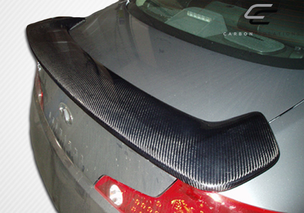 Upgrade Your 2003 - 2007 Infiniti G35 Coupe with Carbon Creations OEM Look Wing Trunk Lid Spoiler!