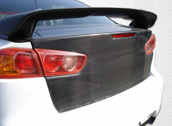 Transform Your 2008 - 2017 Mitsubishi Lancer/Lancer Evolution 10 with Carbon Creations OEM Look Trunk!