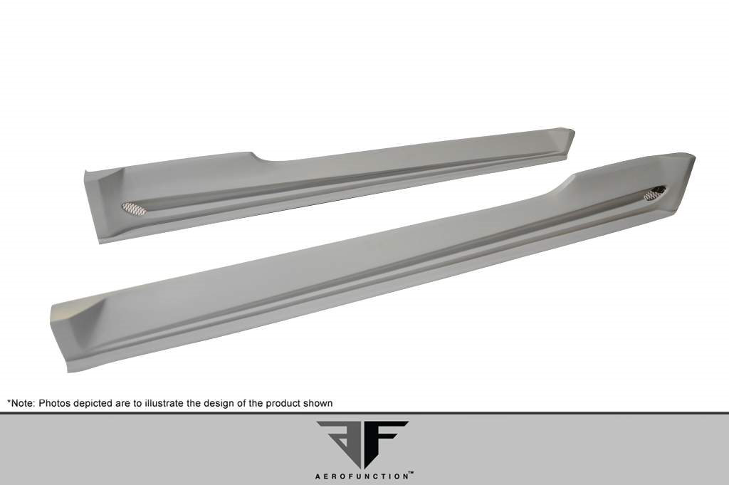 Enhance Your 2004 - 2010 BMW 6 Series E63 E64 2DR Convertible with AF - 2 Wide Body Side Skirts Now!