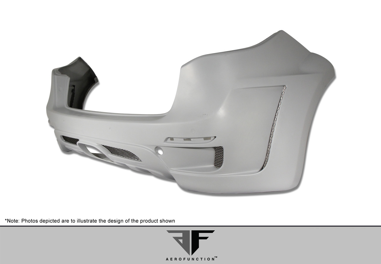 Enhance Your 2011 - 2014 Porsche Cayenne with AF - 3 Wide Body Rear Bumper Cover (GFK)!