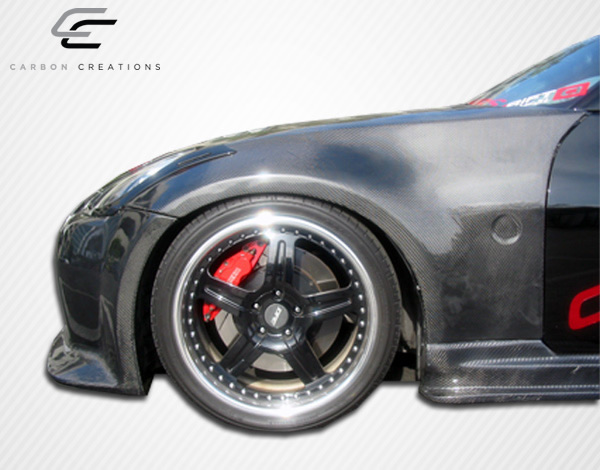 Unleash the Style: 2003 - 2008 Nissan 350Z Z33 Carbon Creations OEM Look 2 - Piece Fenders