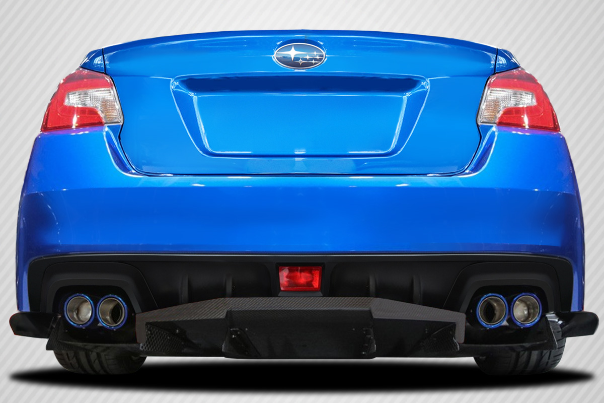 Get Your 2015 - 2021 Subaru WRX STI Carbon Creations VRS Rear Diffuser - 13 Piece Now!
