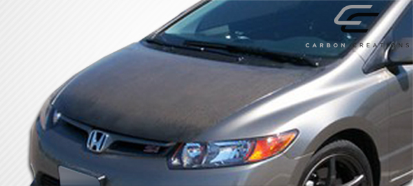 Get Your 2006 - 2011 Honda Civic 4DR an Eye - Catching Carbon Creations OEM Look Hood!