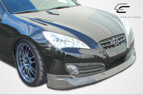 Revamp Your 2010 - 2012 Hyundai Genesis Coupe 2DR with Carbon Creations MS - R Front Lip Under Spoiler Air Dam!