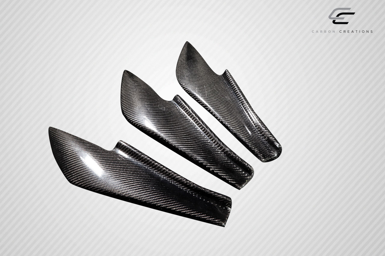 Unleash Style! 2013 - 2020 Scion FR - S, Toyota 86 & Subaru BRZ Carbon Creations GT500 V3 6 - Piece Rear Bumper Canards