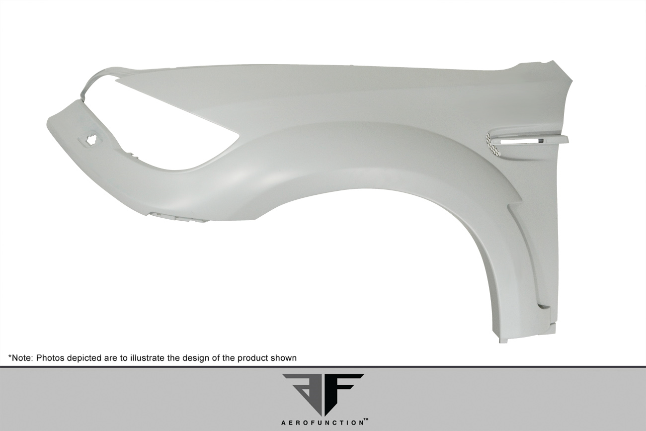 Upgrade Your 2008 - 2014 BMW X6/X6M E71 with AF - 5 Wide Body Front Fenders (GFK) - 4 Piece Set