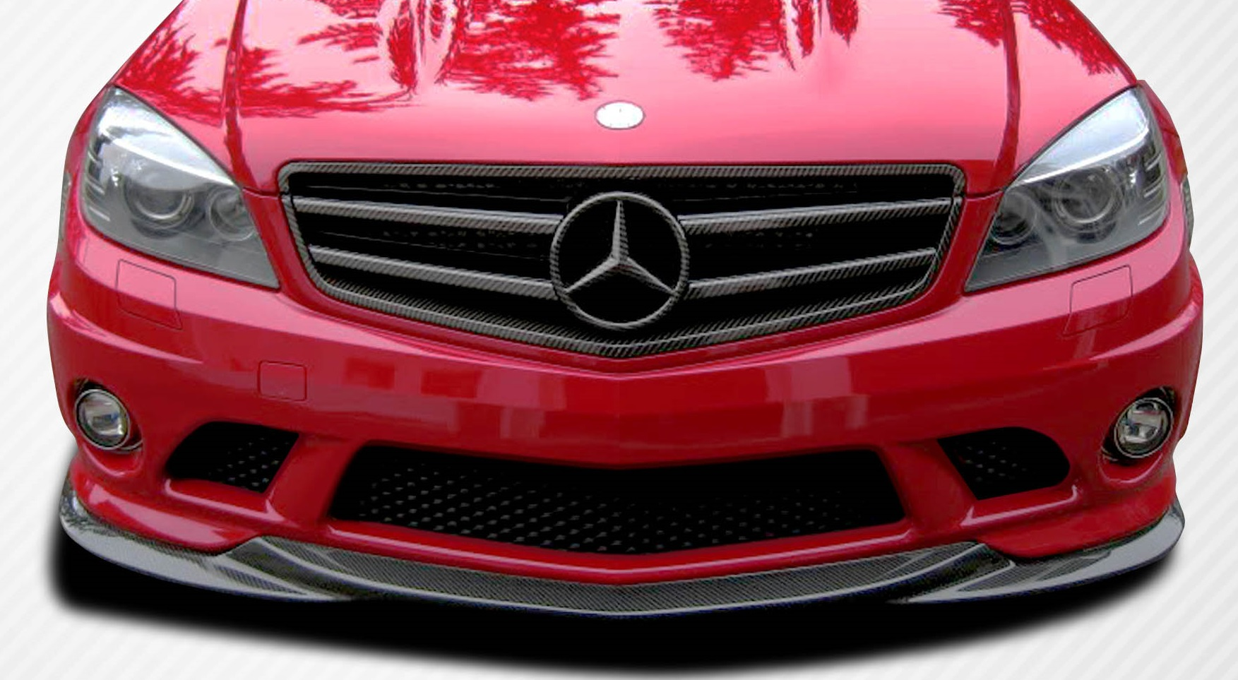 Revamp Your 2008 - 2011 Mercedes C63 W204 with Carbon Creations L - Sport Front Under Spoiler Air Dam Lip Splitter!