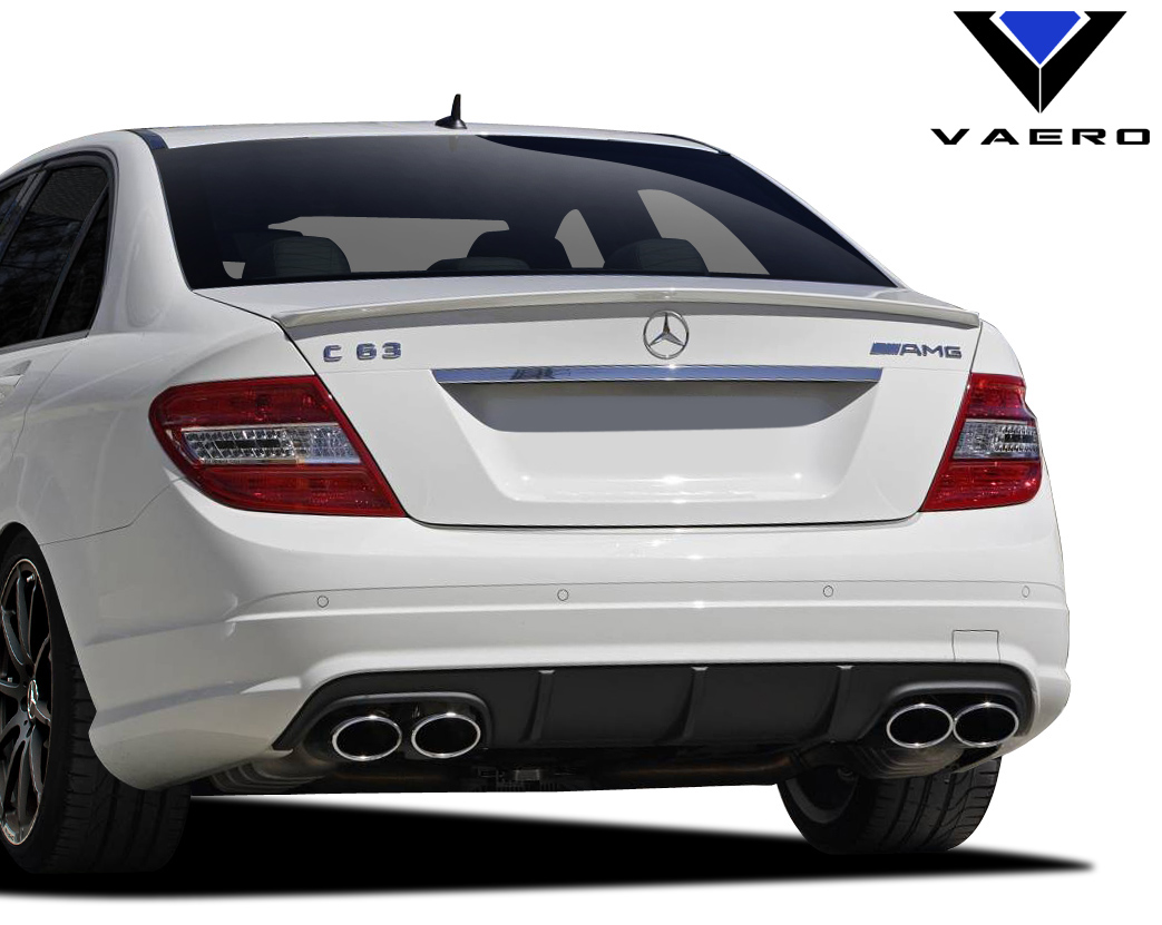 Transform Your 2008 - 2014 Mercedes C Class W204 with Vaero C63 V1 Look Rear Bumper Cover (PDC Included)!