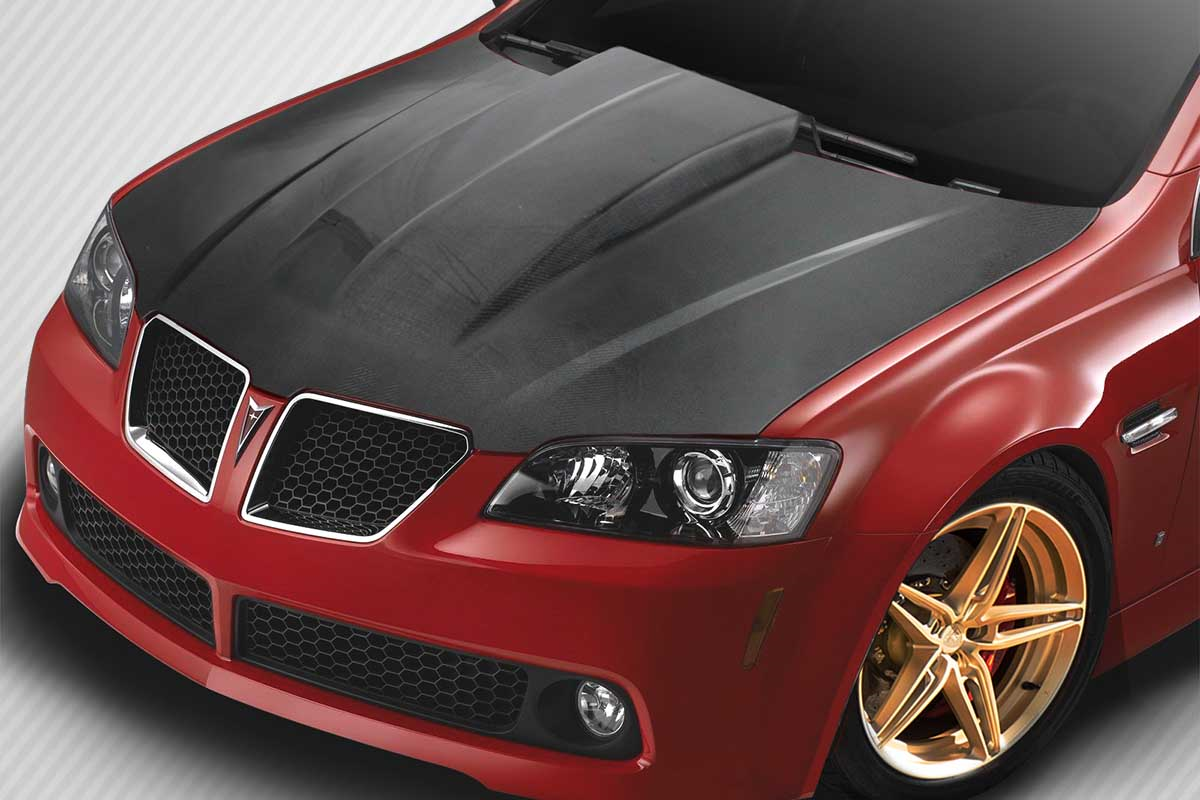 Upgrade Your 2008 - 2009 Pontiac G8 with Carbon Creations LE Designs One - Piece Cowl Hood!
