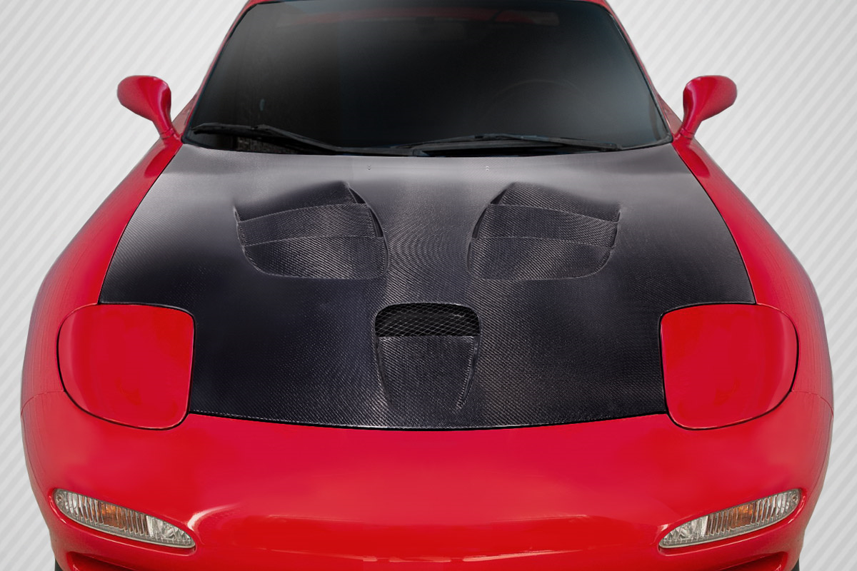 1993 - 1997 Mazda RX - 7 Carbon Creations Scooter Hood: Unleash Your Ride's Potential!