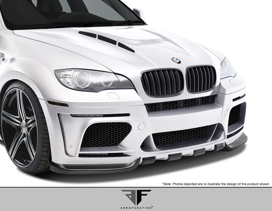 Upgrade Your 2008 - 2014 BMW X6/X6M E71 & 2010 - 2013 X5M E70 with AF - 5 Wide Body Front Bumper Cover (GFK)!