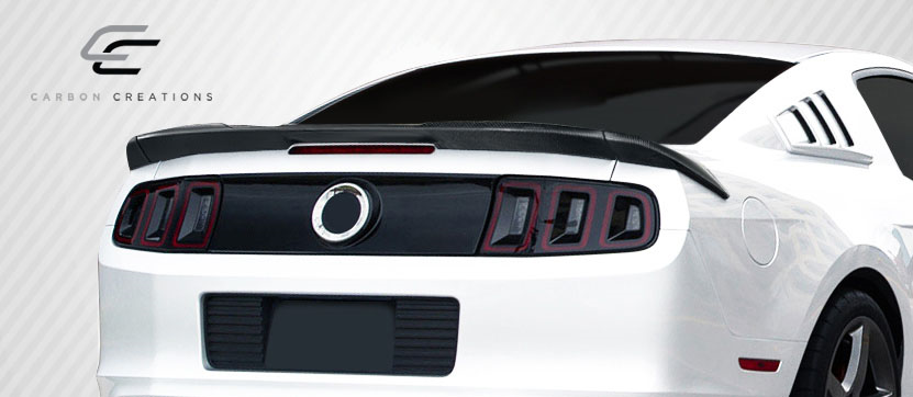 Unleash the Power: 2010 - 2014 Ford Mustang Carbon Creations R - Spec 3 - Piece Rear Wing Trunk Lid Spoiler