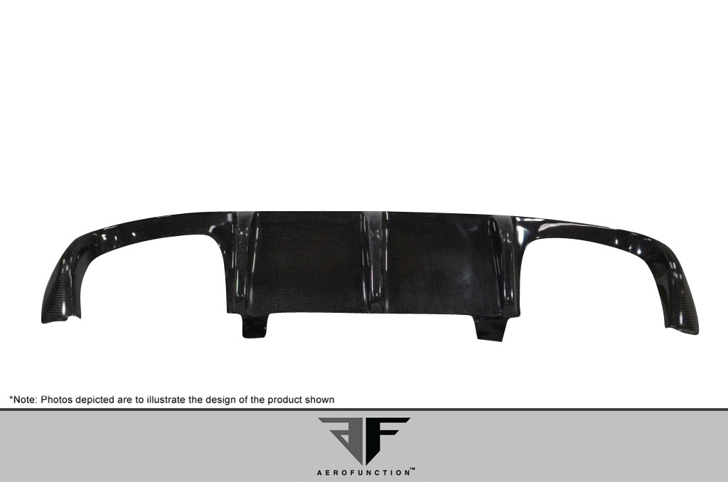 Enhance Your 2008 - 2013 BMW M3 E90 4DR with Stunning AF - 1 Carbon Rear Diffuser