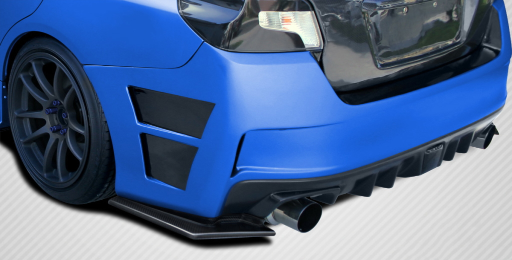 Unleash the Power: 2015 - 2021 Subaru WRX Carbon Creations NBR Concept 2 - Piece Rear Splitters (S)