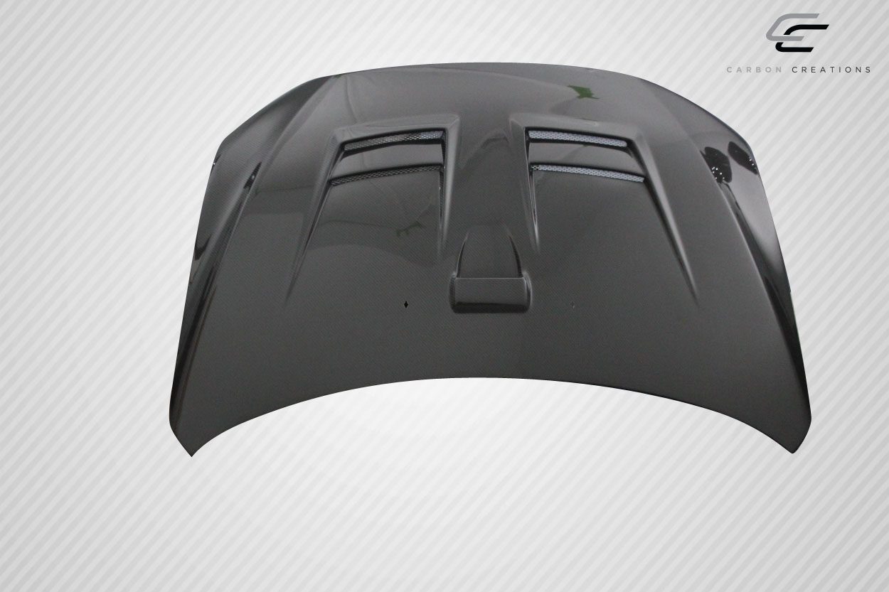Unleash the Power: 2008 - 2017 Mitsubishi Lancer/Lancer Evolution 10 Carbon Creations D Spec One - Piece Hood