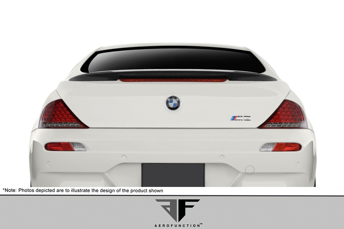 Unleash Style: 2004 - 2010 BMW 6 Series E63 2DR Carbon AF - 1 Trunk Spoiler (CFP) - 1 Piece