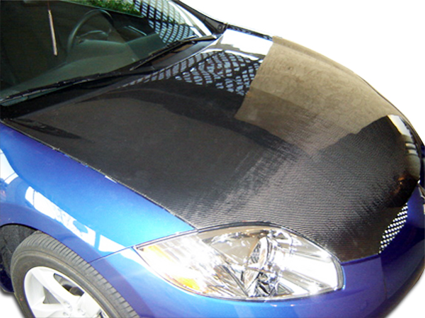2006 - 2012 Mitsubishi Eclipse Carbon Creations OEM Look Hood: Transform Your Ride Now!