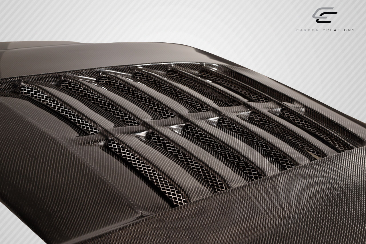 Upgrade Your 2011 - 2016 Ford Super Duty F250 F350 F450 with Carbon Creations GT500 V2 One - Piece Hood!