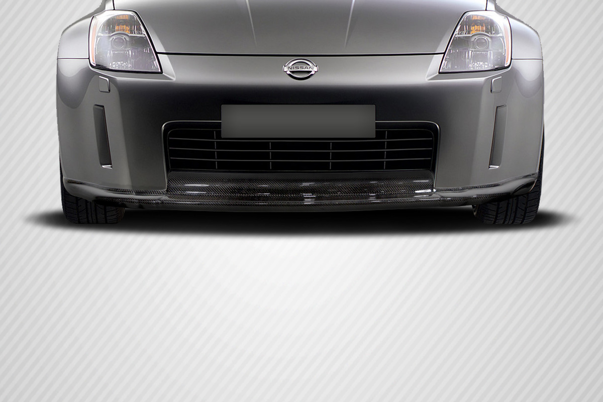 Revamp Your 2003 - 2005 Nissan 350Z Z33 with Carbon Creations MZ One - Piece Front Lip Spoiler
