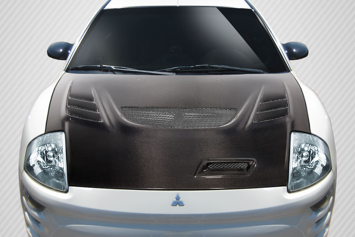 Upgrade Your 2000 - 2005 Mitsubishi Eclipse with Carbon Creations Evo GT One - Piece Hood