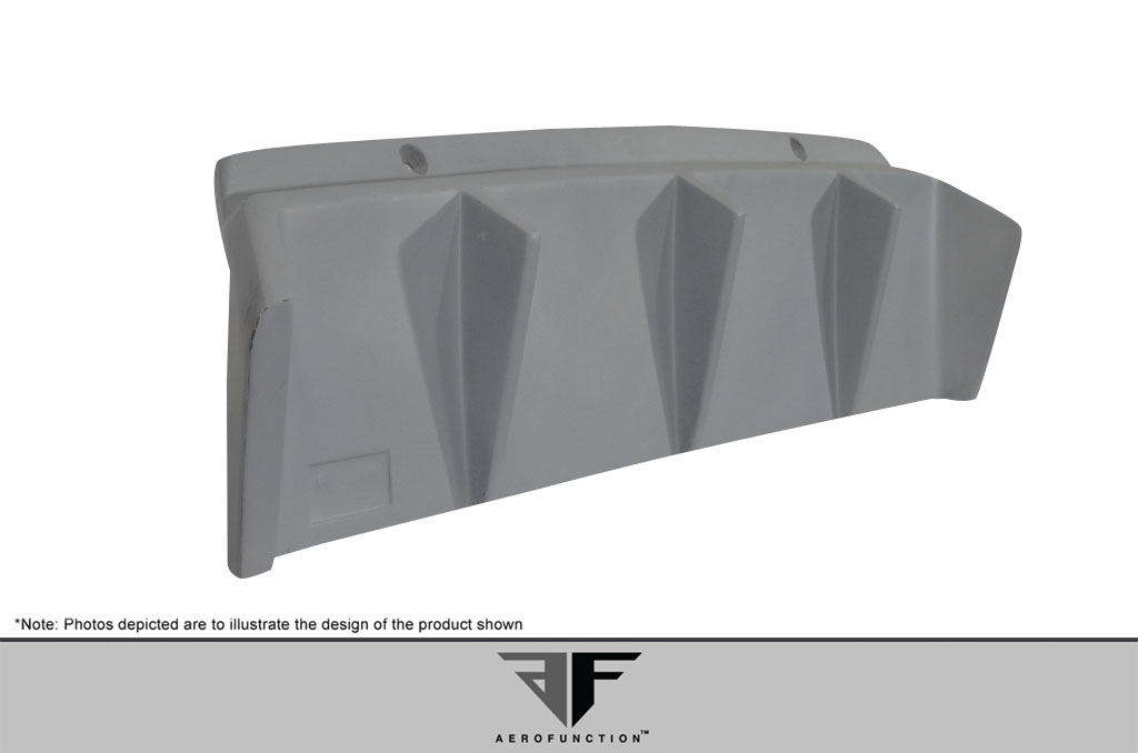 Upgrade Your 2013 - 2021 Land Rover Range Rover with AF - 1 Wide Body Rear Diffuser (GFK) - Single Piece (S)