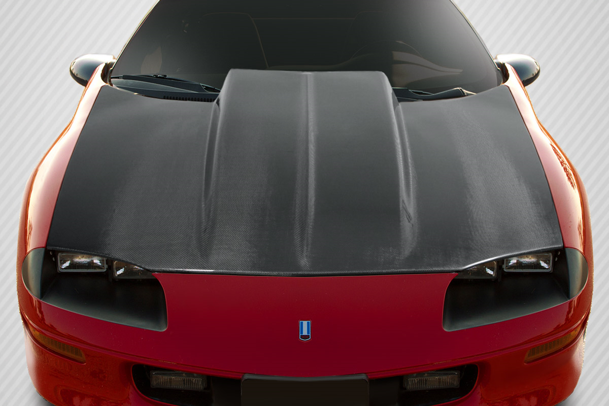 1993 - 1997 Chevrolet Camaro Carbon Creations Cowl Hood - One Piece: Elevate Your Ride!