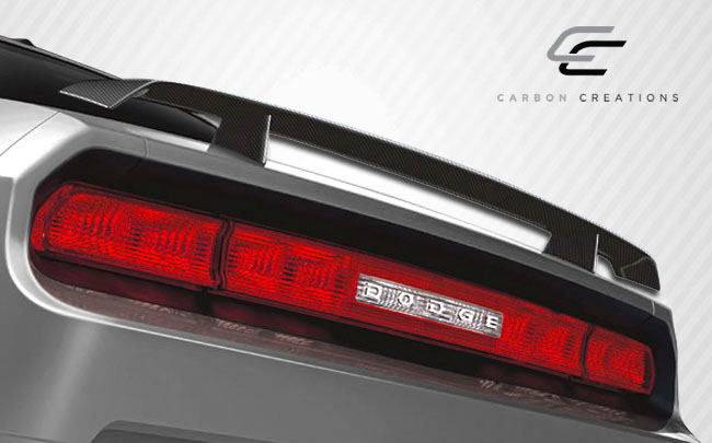 Unleash Your 2008 - 2023 Dodge Challenger with Carbon Creations G - Spec One - Piece Wing Trunk Lid Spoiler