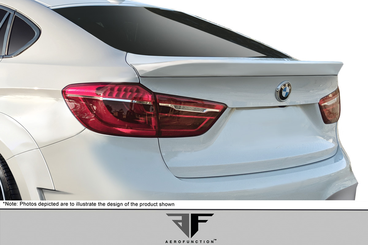 Upgrade Your 2015 - 2019 BMW X6 F16/X6M F86 with Stunning AF - 1 Trunk Wing Spoiler (GFK) - 1 Piece