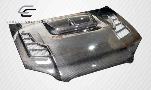 Get the Stunning 2004 - 2005 Subaru Impreza WRX STI Carbon Creations C - 1 One - Piece Hood Now!