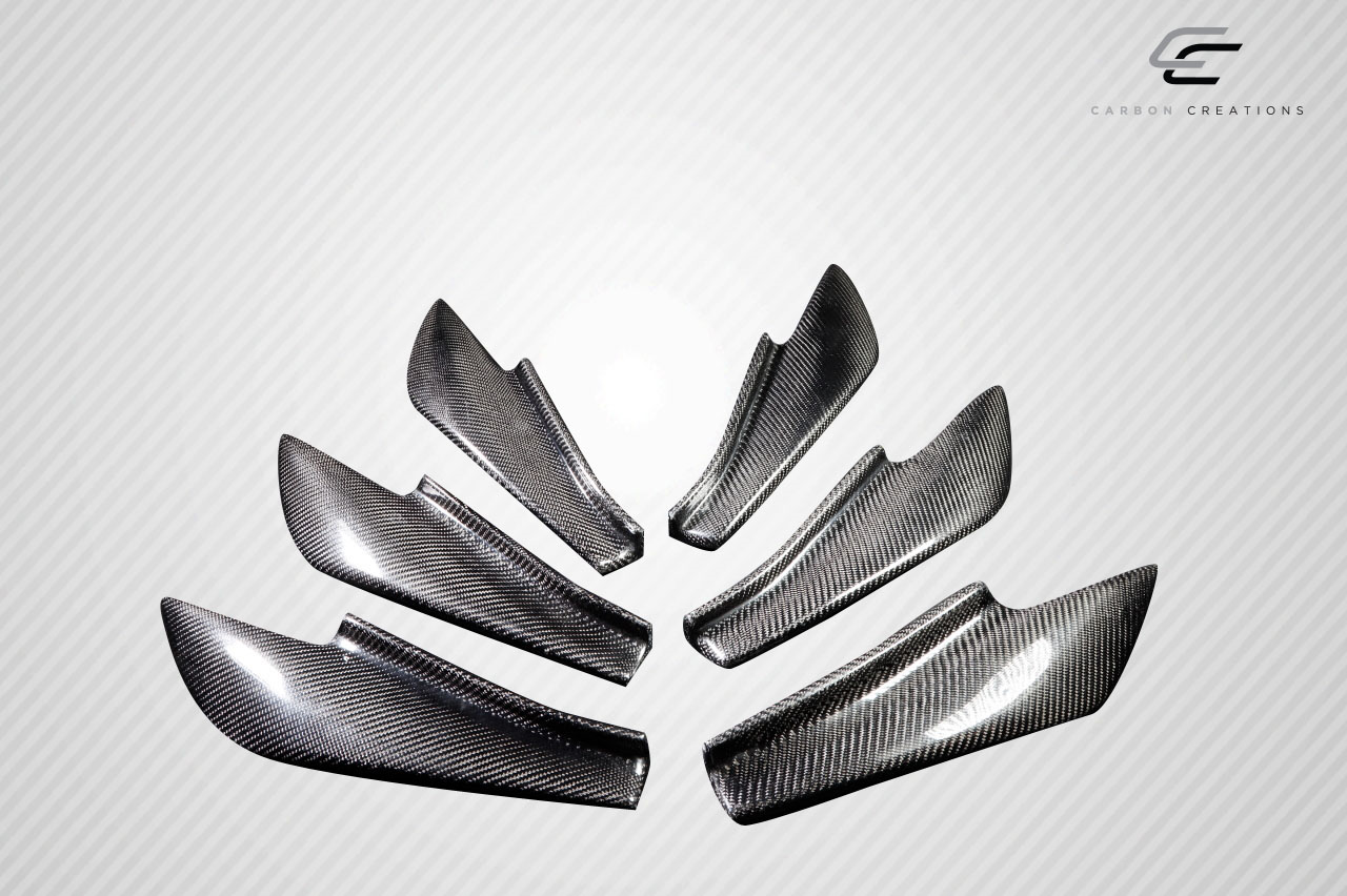 Unleash Style! 2013 - 2020 Scion FR - S, Toyota 86 & Subaru BRZ Carbon Creations GT500 V3 6 - Piece Rear Bumper Canards