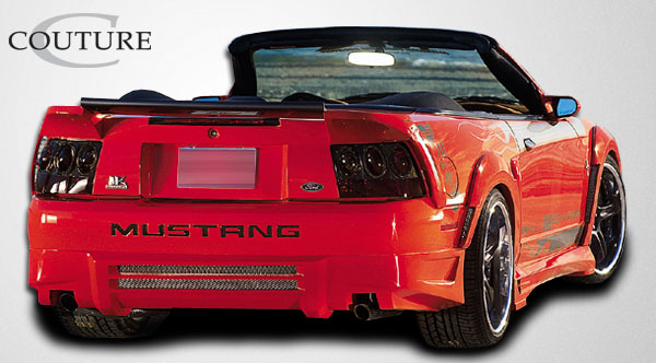 Unleash the Demon: 1999 - 2004 Ford Mustang Couture Polyurethane Rear Fender Flares (2 Piece Set)
