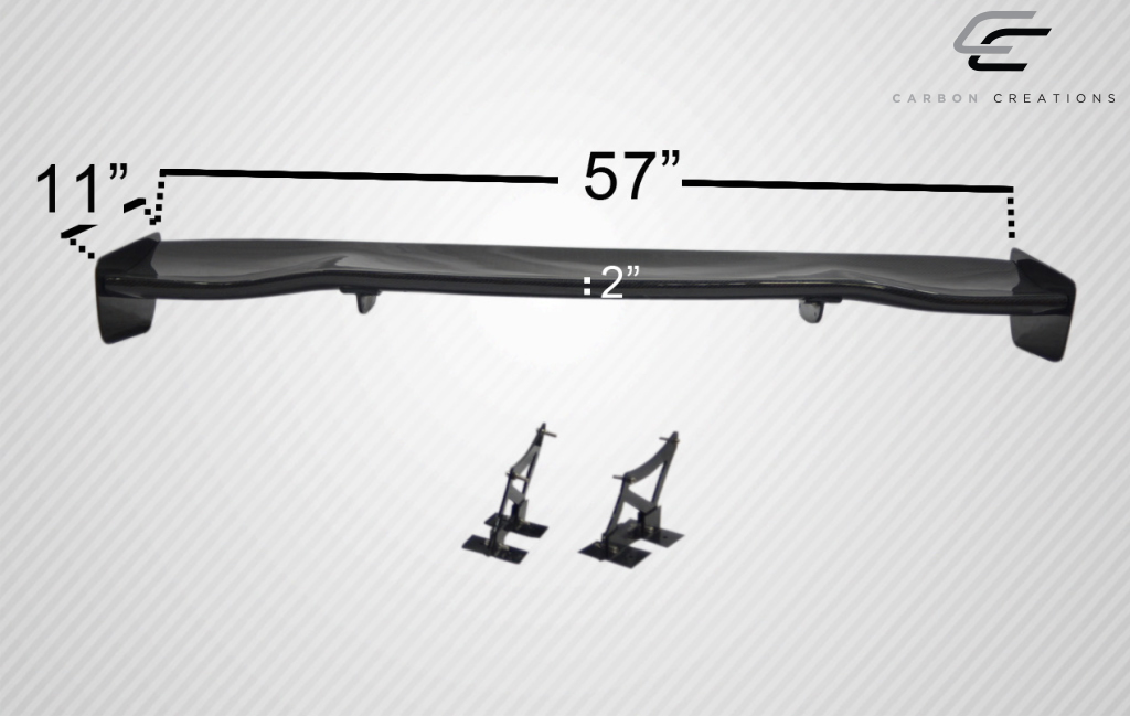 Get the Universal Carbon Creations GT Concept 2 3 - Piece Wing Trunk Lid Spoiler Now!