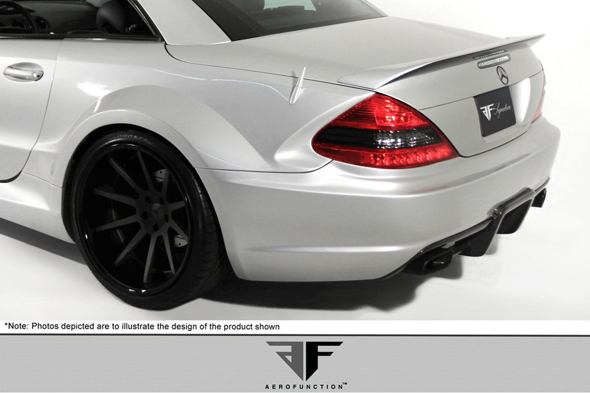 Upgrade Your 2003 - 2012 Mercedes SL Class R230 with AF - Signature 1 Series Wide Body Conversion Rear Fenders (GFK) - 2 Piece Set