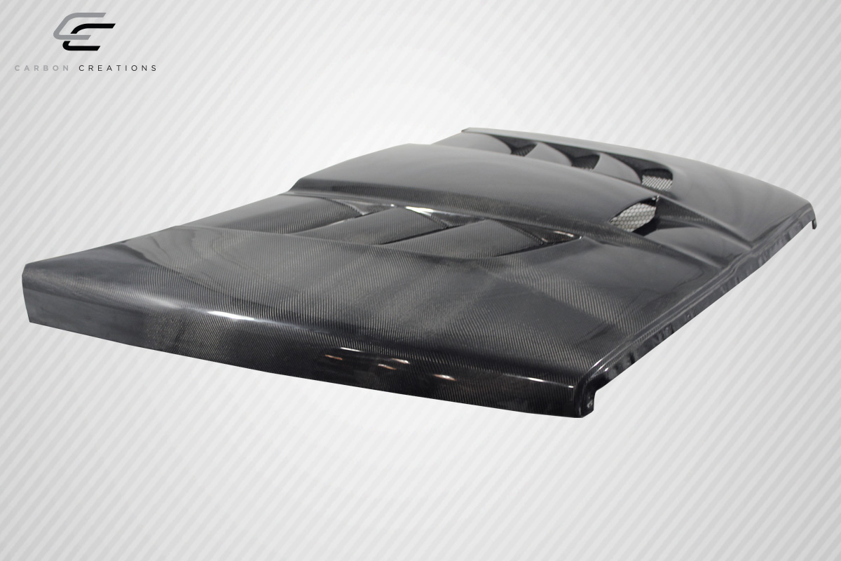 Get the 1994 - 2001 Dodge Ram Carbon Creations DriTech Viper Look One - Piece Hood Now!