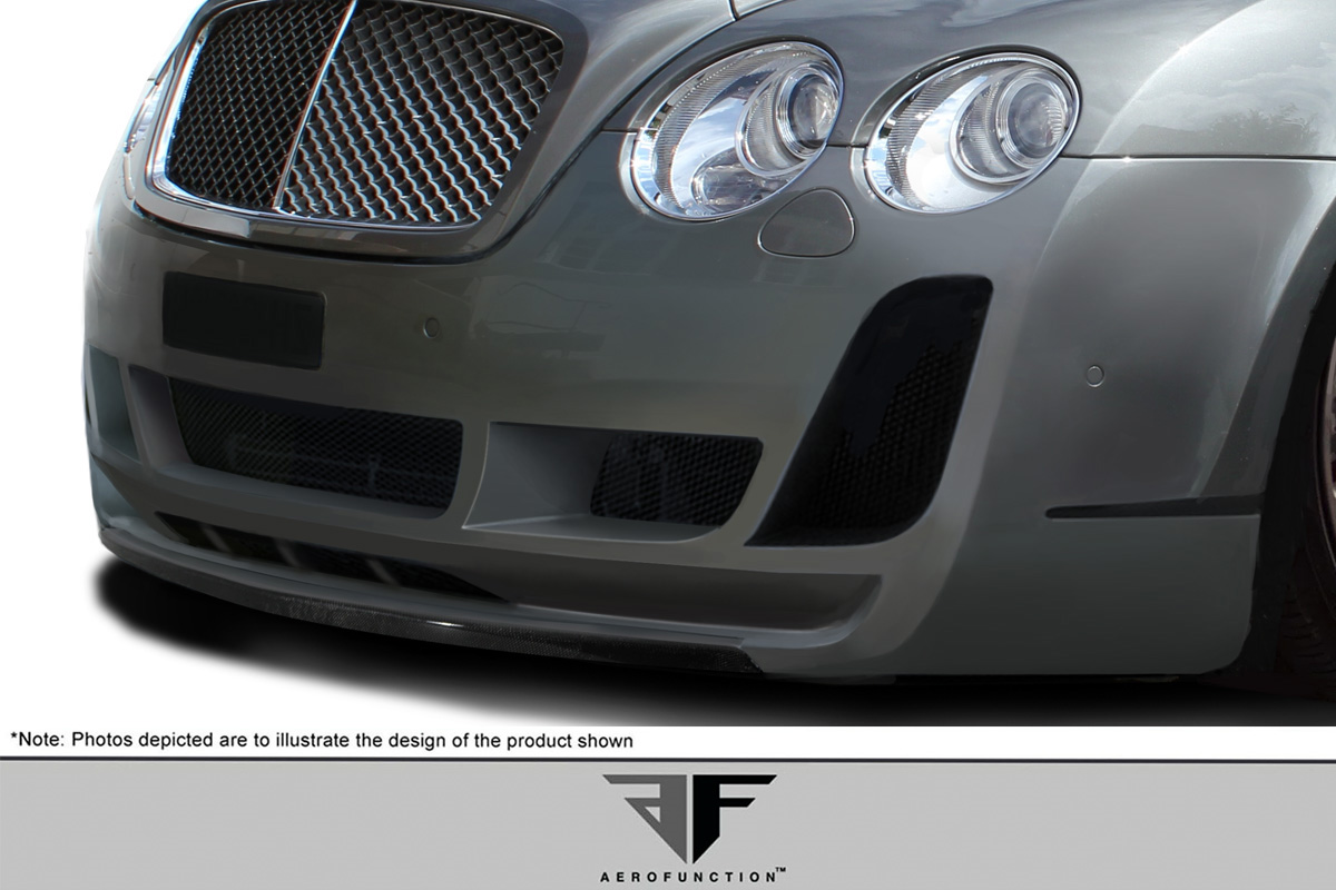 Enhance Your 2003 - 2010 Bentley Continental GT/GTC with Carbon AF - 2 Front Lip Spoiler (CFP)